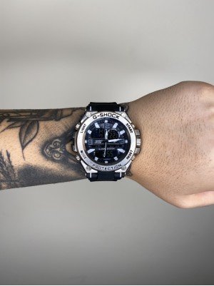 G-SHOCK STEEL CAIXA EM AÇO PRATA